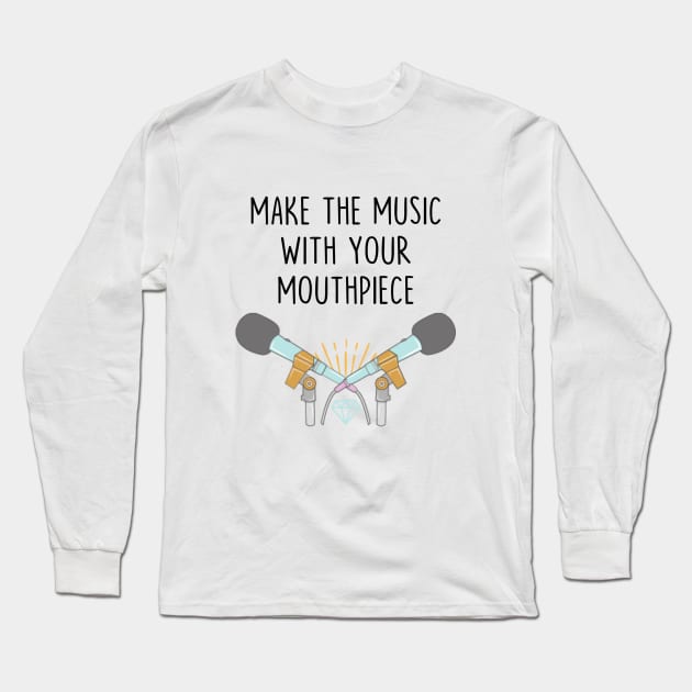 Make the music with your mouthpiece Long Sleeve T-Shirt by Dorran